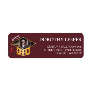 Gold Graduate typography