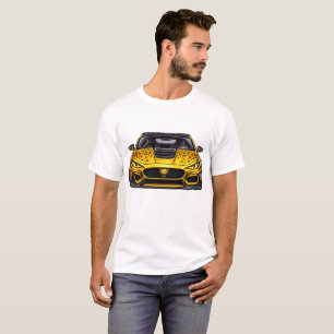 Gold Grand Tourer — BV-MJY Front View T-Shirt
