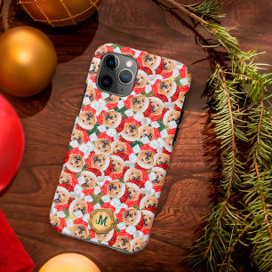 Gold Green Chow Chow Cute Dog Christmas Case-Mate iPhone Case