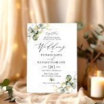 Gold Greenery Budget Wedding Invitations Flyer<br><div class="desc">Prepare to embark on a magical journey of love with our breathtaking wedding suite, crafted especially for lovers of nature! This fabulous collection is the ultimate addition to your dreamy garden party or enchanting nature-themed celebration. It includes everything you could possibly need, from a stunning welcome sign to personalised napkins...</div>