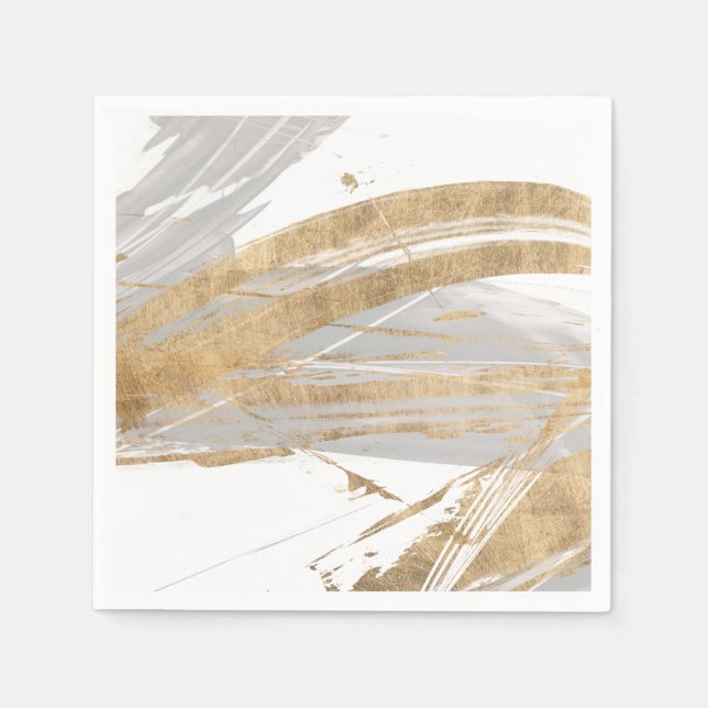 Gold & Grey Napkin (Front)