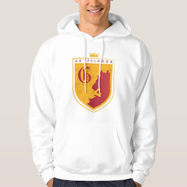 Gold GRYFFINDOR™ Crowned Crest Hoodie (Front)