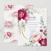 Gold Halo Garden Peonies & Orchids Floral Wedding