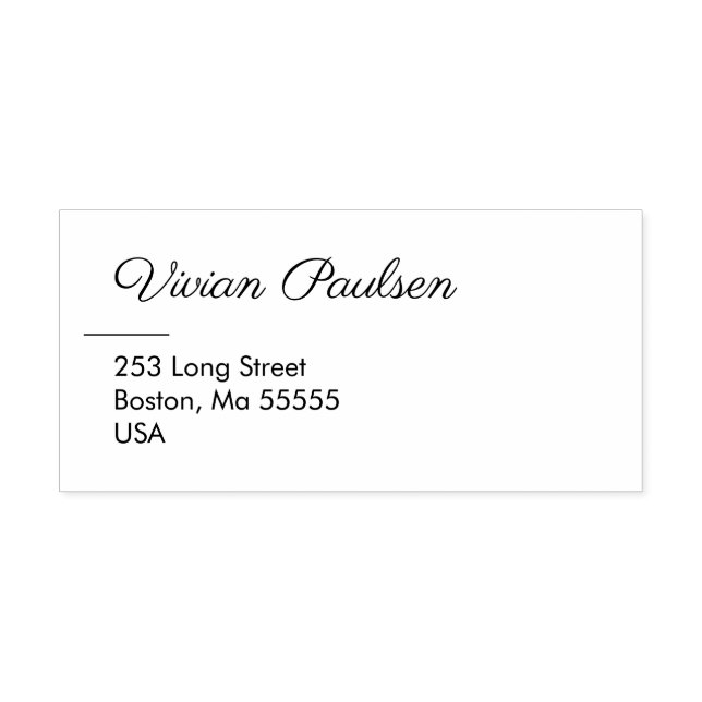 Gold Hand-drawn Petal Pattern Wedding Self-inking Stamp (Design)