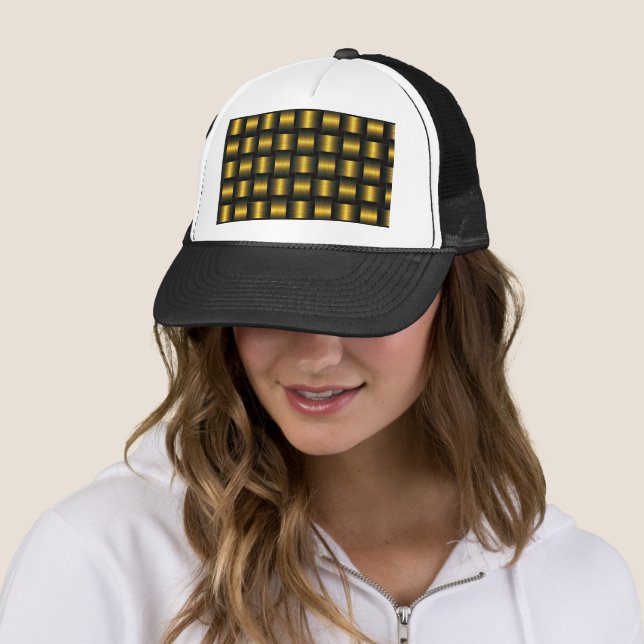 Gold Hat Golden Lattice (In Situ)