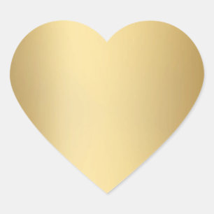 Gold Heart Seals And Stickers