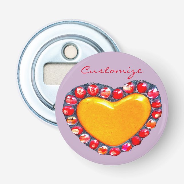 Gold heart Thunder_Cove Bottle Opener (Front)