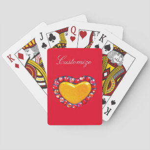 Gold heart Thunder_Cove Playing Cards