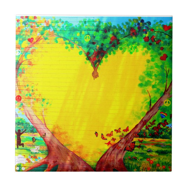 gold heart tile (Front)