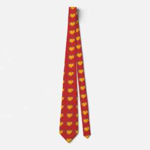 Gold hearts Thunder_Cove Tie