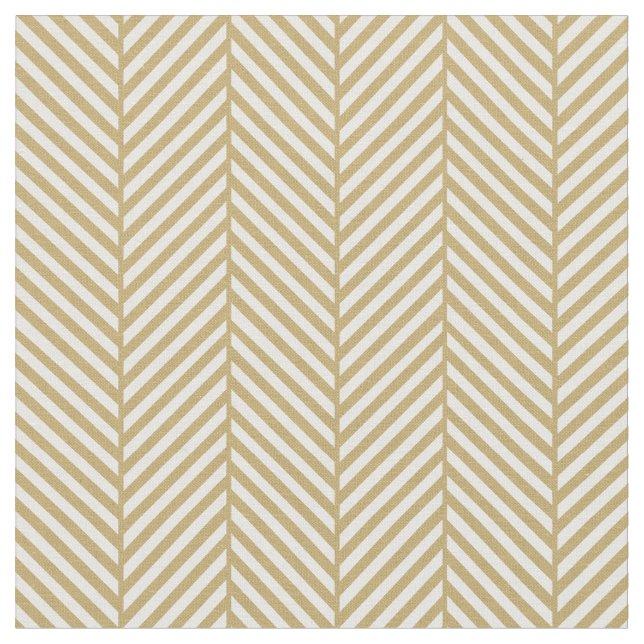 Gold Herringbone - Tamera Fabric (Close Up)