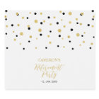 Gold Hexagon Confetti Retirement Party Favour