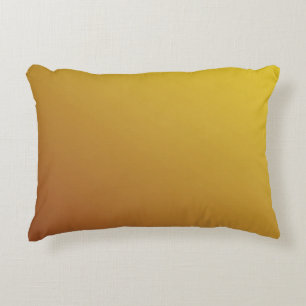 Gold Hexagon: Glitter Geometric Background. Decorative Cushion