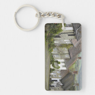 Gold Hill, Shaftesbury, Dorset, England, United Key Ring