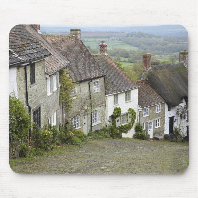 Gold Hill, Shaftesbury, Dorset, England, United Mouse Pad (Front)