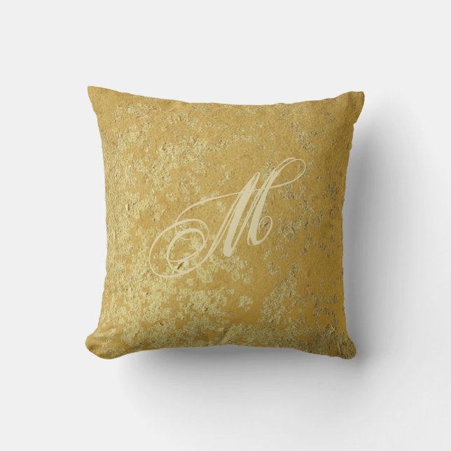Gold Holiday Season Vibe Cushion (Front)