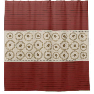 Gold Holiday Season Vibe Shower Curtain