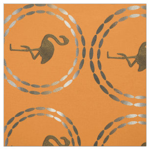 Gold Holidays Vibe Fabric