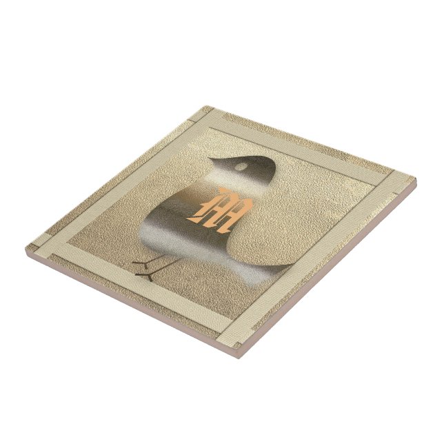 Gold Holidays Vibe Tile (Side)