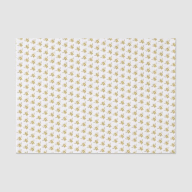 Gold Honey Bee Tissue Paper (Front)