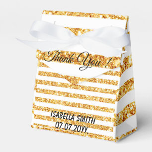 Gold Horizontal Glitter Boho Popular Collection Favour Box