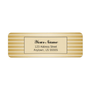 Gold Horizontal Stripes