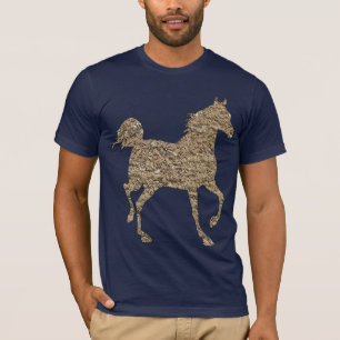 Gold Horse Graphic Men’s T-Shirt
