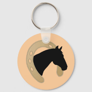 Gold Horseshoe KEYCHAIN