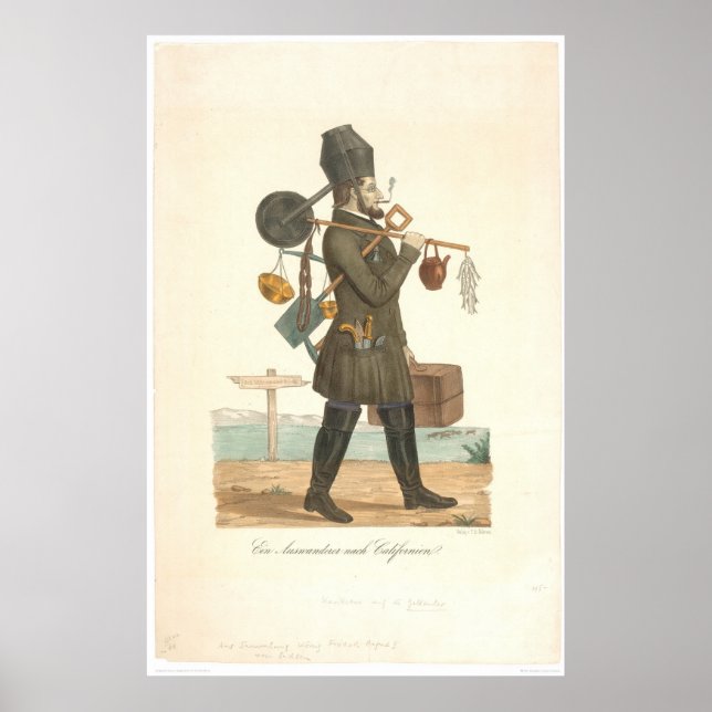 Gold Hunter going to CA. (0631A) Poster (Front)