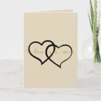 Gold I Love You More Hearts