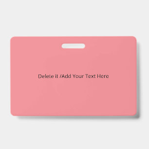 Gold ID Badge Magnetic Name Tag Staff