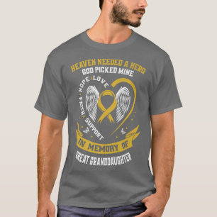 Gold In Memory of my Great Granddaughter Childhood T-Shirt