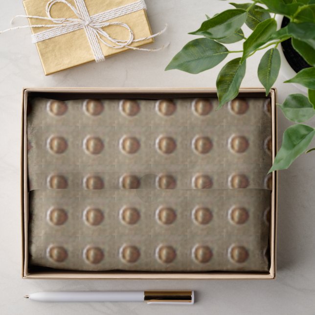 Gold Indent tissue paper (Gift)