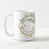 Gold Infinity Heart Botanical Wedding Anniversary
