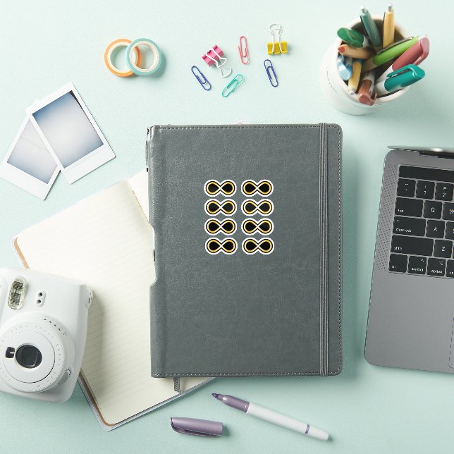 Gold Infinity Knot Stickers (iPad Cover)