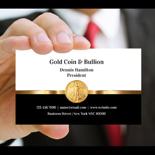 Gold Investment Business Cards