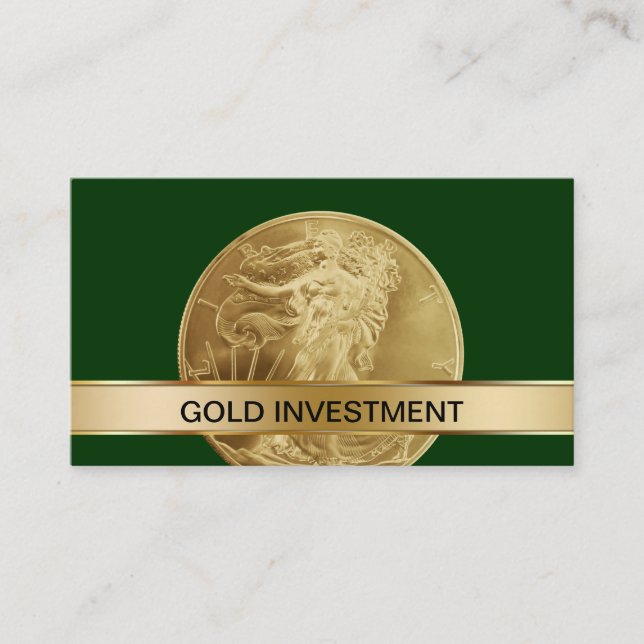Gold Investment Business Cards (Front)
