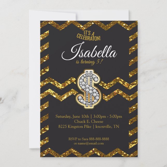 Gold invitation (Front)