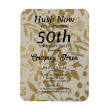 Gold Ivory Botanical 50th Birthday 2.0