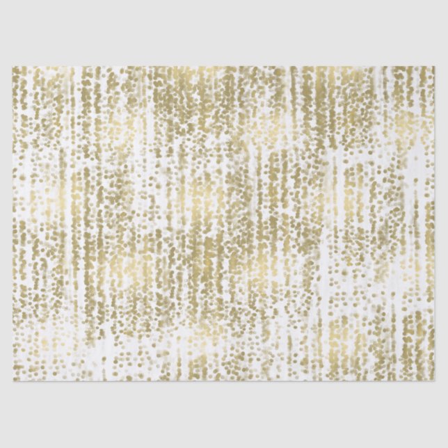 Gold Jewel Bokeh Abstract Tissue Paper (Front)