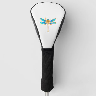 Gold jewellery dragonfly insect vip fun vector ima golf head cover
