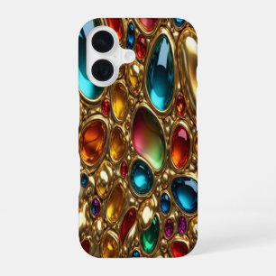 Gold & Jewels #28 - iPhone 16 Cases
