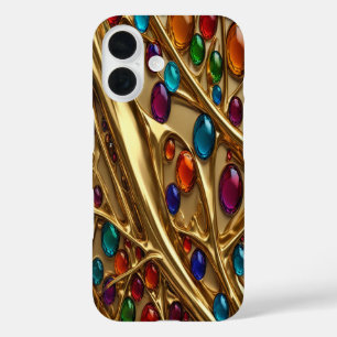 Gold & Jewels #36 - iPhone 16 Cases