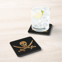 Gold Jolly Roger