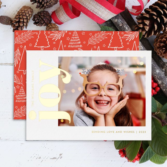 Gold Joy Holiday Card (Creator Uploaded)