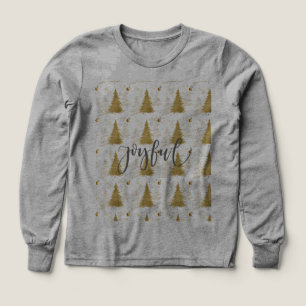 Gold JOYFUL on Red ChristmasHoliday Party