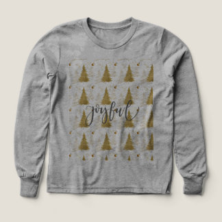 Gold JOYFUL on Red ChristmasHoliday Party