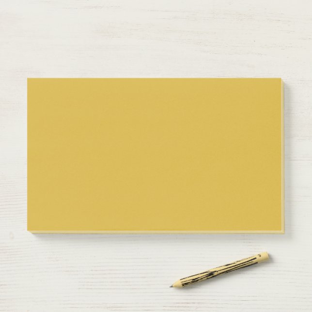 Gold JUMBO Post-it Notes (On Desk)