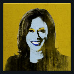 Gold Kamala Harris Pop Art Poster<br><div class="desc">Political Pop Art Gear and Political Gifts from PolitiClothes.com & PolitiCardz.com Find the Most Unique Election and Political Gifts Including: Political T-shirts, Political Bumper Stickers, Political Buttons, Political Posters, Political Pins, Political Cards, Political Mugs, Political Posters, Political Signs and More! Political Art & Gear: http://www.PolitiClothes.com Political Cards & Gifts: http://www.PolitiCardz.com...</div>