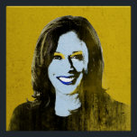 Gold Kamala Harris Pop Art Poster<br><div class="desc">Political Pop Art Gear and Political Gifts from PolitiClothes.com & PolitiCardz.com Find the Most Unique Election and Political Gifts Including: Political T-shirts, Political Bumper Stickers, Political Buttons, Political Posters, Political Pins, Political Cards, Political Mugs, Political Posters, Political Signs and More! Political Art & Gear: http://www.PolitiClothes.com Political Cards & Gifts: http://www.PolitiCardz.com...</div>